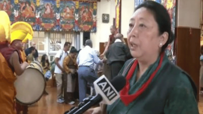 Security minister of the Tibetian government in exile Dolma Gyari | File Photo | ANI