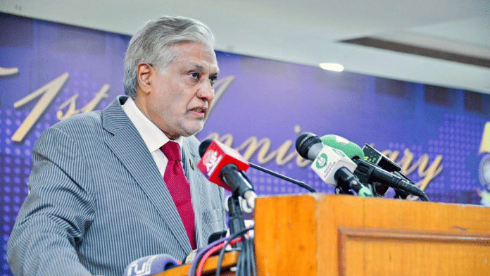 Pakistan Deputy Prime Minister Mohammad Ishaq Dar addresses 51st Foundation Day of the Institute of Strategic Studies Islamabad (ISSI) | X/@ForeignOfficePk