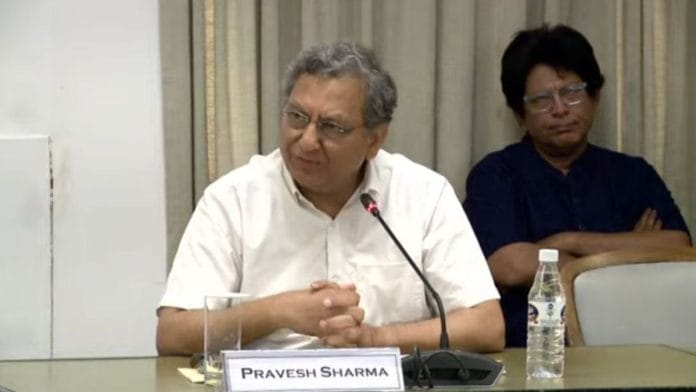 Former agriculture secretary of Madhya Pradesh Pravesh Sharma at India International Centre