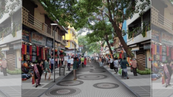 Model of revamped MC Road in Royapuram | Courtesy: Greater Chennai Corporation