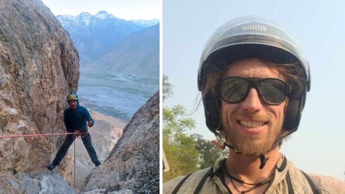 Trevor Bockstahler, a 31-year-old mountaineer from the US | By special arrangement