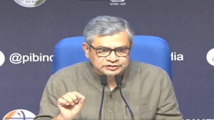 Union Minister of Railways Ashwini Vaishnaw speaking about the project at a press conference | X/@PIB_India