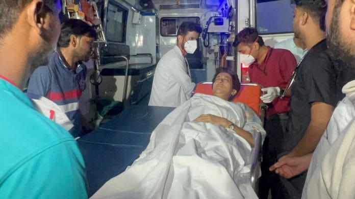 Water Minister Atishi being shifted to LNJP hospital after her health deteriorated during her indefinite hunger strike demanding Haryana government to release Delhi's share of water, in New Delhi | PTI