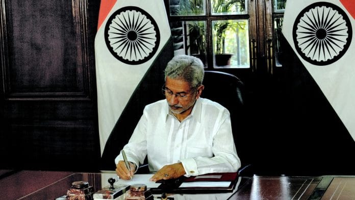 BJP MP S Jaishankar takes charge as the External Affairs Minister a day after portfolio allocation, in New Delhi, Tuesday, June 11, 2024 | PTI