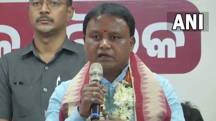 BJP MLA Mohan Charan Majhi to be the new Chief Minister of Odisha | ANI file photo