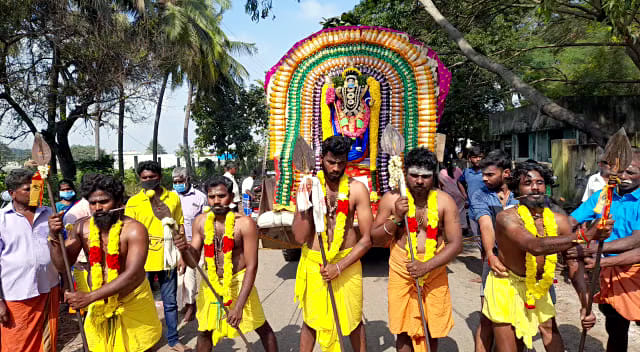 Devotees carried out a procession to celebrate the Thaipusam festival and Lord Murugan | ANI