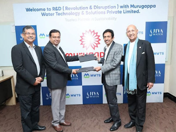 Murugappa Water Technology & Solutions Signs R&D (Revolutionary & Disruptive) MoU with Jiva Water