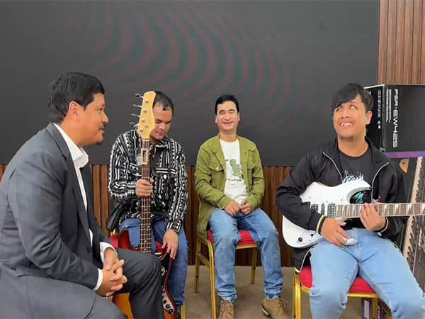 Meghalaya CM Conrad K Sangma provides musical instruments to visually impaired musicians