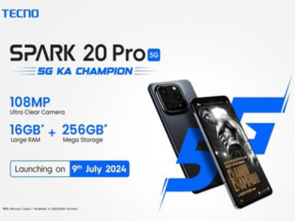TECNO SPARK 20 Pro 5G: The Future-Ready Champion to launch on 9th July