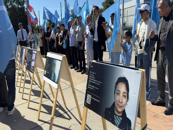 Uyghur protest at UN demands justice on Urumchi Massacre anniversary