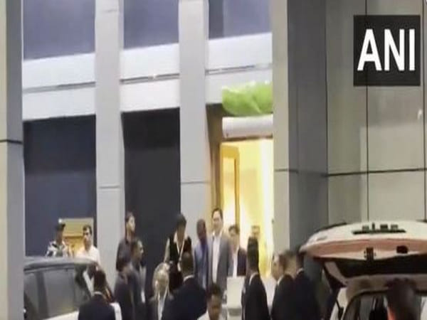 Samsung Electronics Executive Chairman Jay Y Lee arrives to attend Anant-Radhika's lavish wedding ceremony