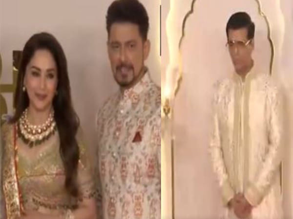 Madhuri Dixit, Karan Johar grace Anant Ambani-Radhika Merchant's wedding ceremony