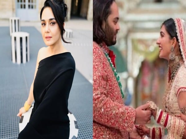 Preity Zinta sends warm wishes to newlyweds Anant Ambani, Radhika Merchant