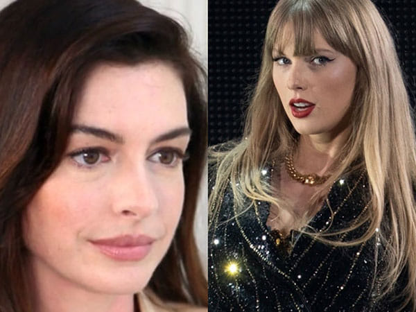 Anne Hathaway attends Taylor Swift's Eras Tour show in Germany 