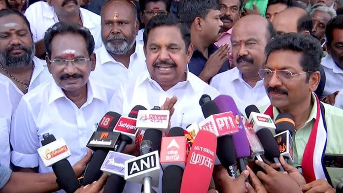 AIADMK general secretary Edappadi K. Palaniswami | Photo: ANI
