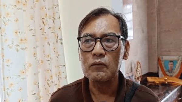 Colonel Bhuwanesh Thapa (retd) -- father of Captain Brijesh Thapa | ANI