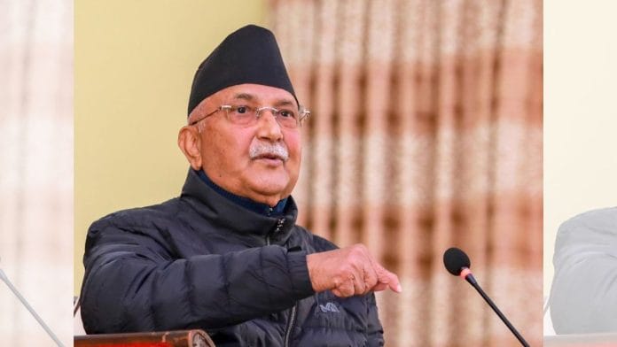 File photo of KP Sharma Oli | Photo: ANI