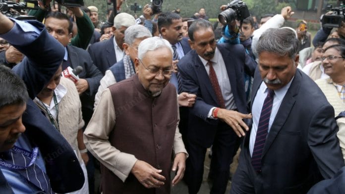 File photo of Bihar CM Nitish Kumar | ThePrint