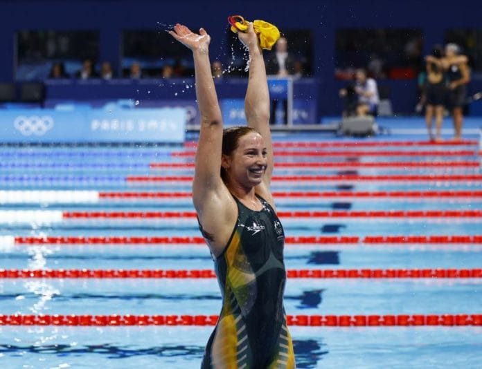 Olympics-Australia's O'Callaghan wins women's 200 metres freestyle gold ...