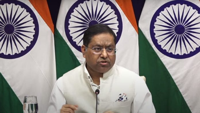 MEA spokesperson Randhir Jaiswal | File Photo | MEA