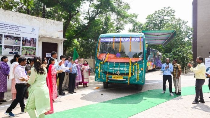 NIEPID and Hans Foundation launch new Mobile Therapy Buses to empower Children with Disabilities | X/@pib_MoSJE