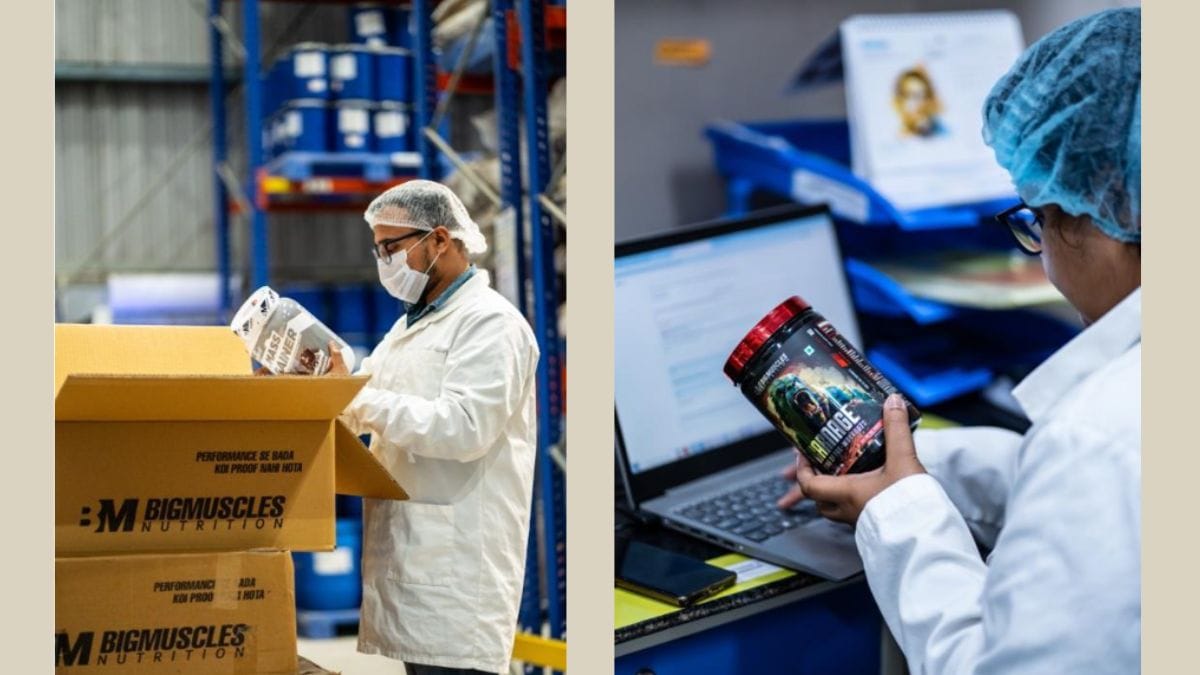  (Images showing random testing of batch & all test reports being recorded ) 