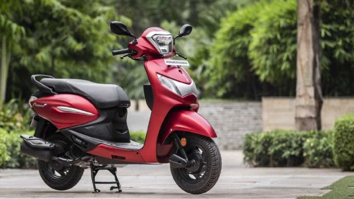 Hero Pleasure | Photo: X (formerly Twitter)/@BikeWale