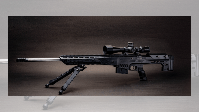 .338 Saber sniper rifle, made by Bengaluru-based firm SSS Defence | Photo by special arrangement