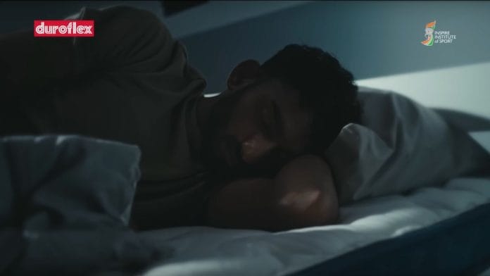 Jeswin Aldrin, Indian long jump athlete in the Duroflex ad | YouTube screenshot