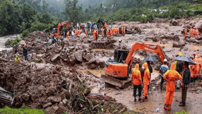 The massive landslide wreaked havoc in the region as houses and roads were damaged | PTI