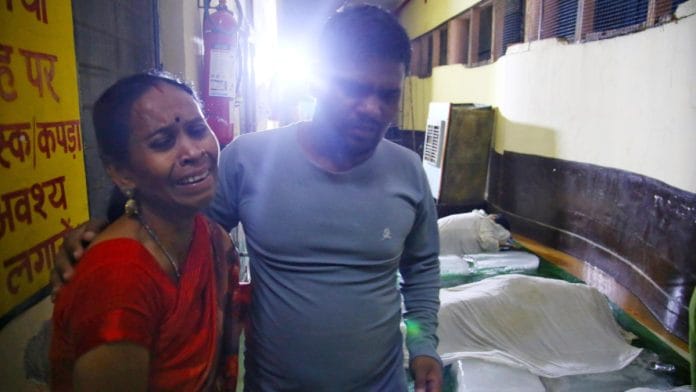 Grieving relatives of stampede victims at Hathras’ Bagla Hospital | Manisha Mondal | ThePrint