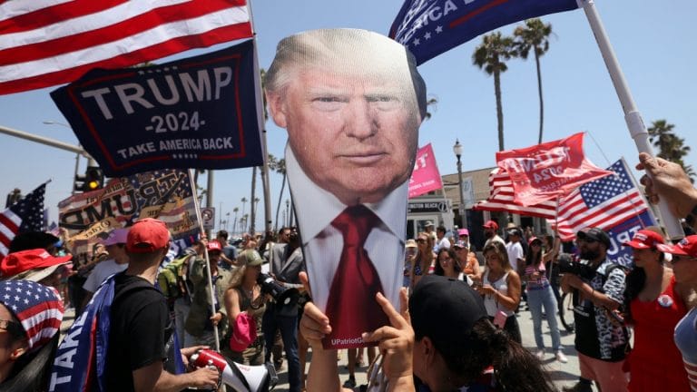Donald Trump arrives in Milwaukee for Republican convention after assassination attempt