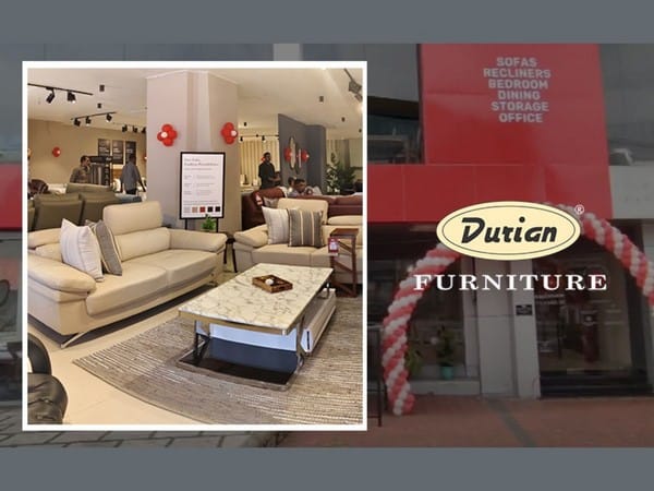 India's renowned luxury furniture brand, Durian, has opened its first store in Kerala, located in the city of Thiruvananthapuram