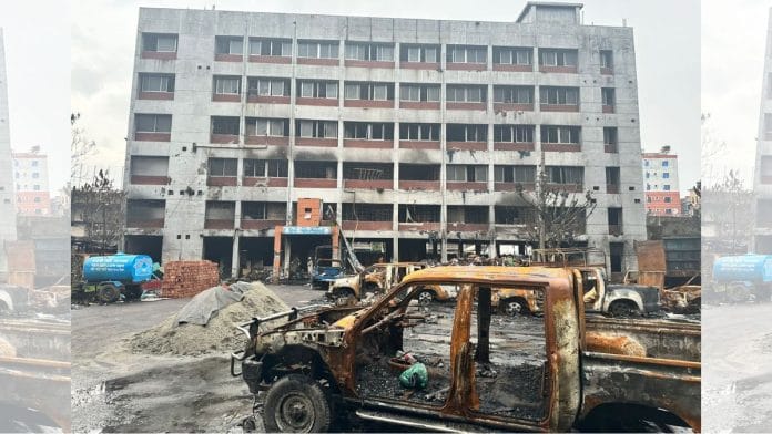 Dhaka's Jatrabari police station that was burnt down by a mob on 5 August | Ananya Bhardwaj | ThePrint
