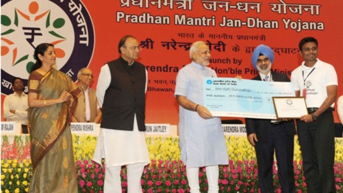 The Pradhan Mantri Jan Dhan Yojana was launched in 2014, when the Narendra Modi-led government came to power | File photo via www.pmindia.gov.in