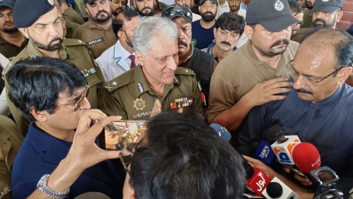 Police address media after a bandit attack killed around 12 policemen | Photo: @OfficialDPRPP