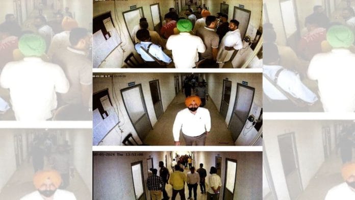 Alleged miscreants at NHAI project camp in Jagraon, on 1 August | Photo: NHAI