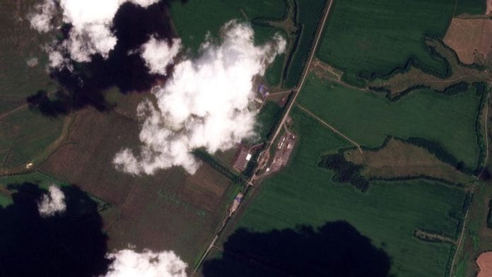 Sudzha border crossing region, August 6, 2024. Planet Labs Inc/Handout via REUTERS