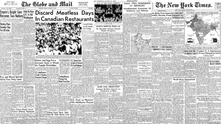 What the West wrote on India’s independence in 1947 — Observer, Scotsman to NYT