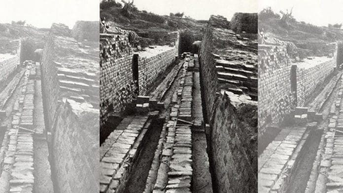 Drain at Mohenjodaro | Sir Mortimer Wheeler, From Early India and Pakistan to Ashoka, London, Thames and Hudson 1959