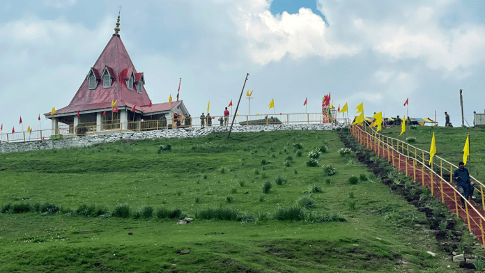 File photo of the famous Shiv Temple in Gulmarg | ANI