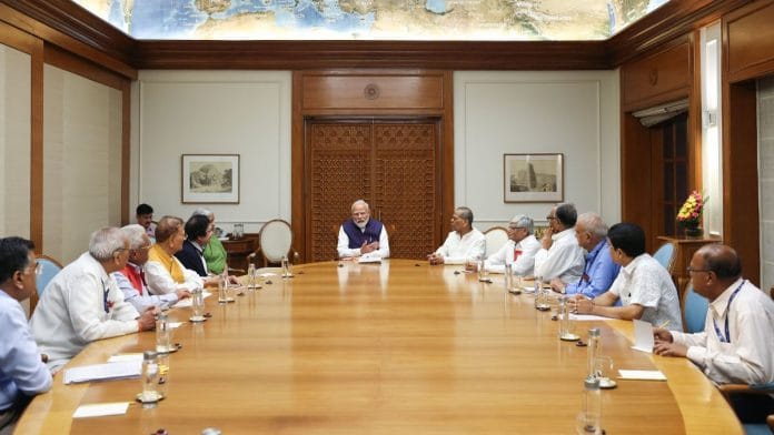 PM Modi with the Joint Consultative Machinery for Central Government employees | X/@narendramodi