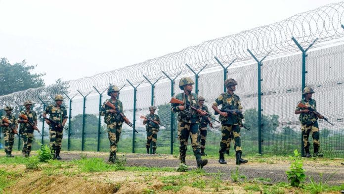 File photo of BSF personnel at the India-Bangladesh border | ANI