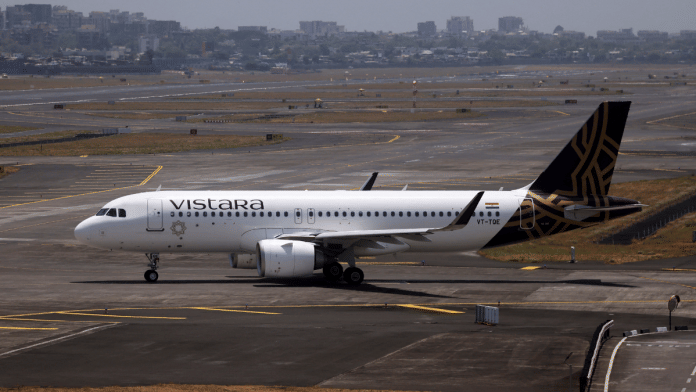 Air India will operate all planes of Vistara from 12 November | Representational image | Credit: Reuters/Francis Mascarenhas/File photo