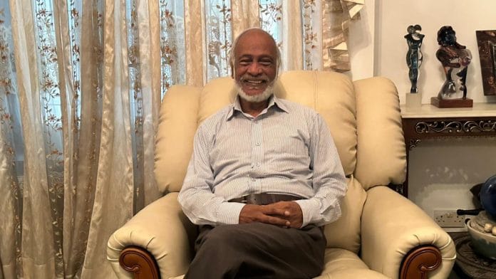 Senior Bangladesh Nationalist Party (BNP) leader Abdul Moyeen Khan at his residence in Dhaka. | Ananya Bhardwaj | ThePrint