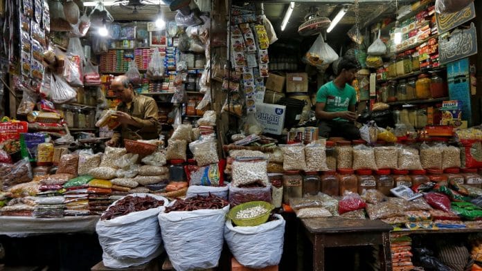 Vendors wait for customers at their respective shops at a retail market in Kolkata, India, December 12, 2018 | Reuters file photo