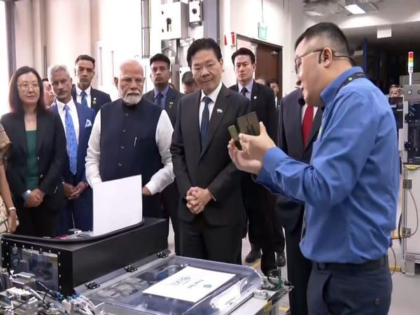 PM Modi and his Singapore counterpart Lawrence Wong visit AEM Holdings Ltd's semiconductor facility