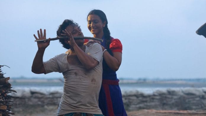 Scene from Bangla film Bohurupi