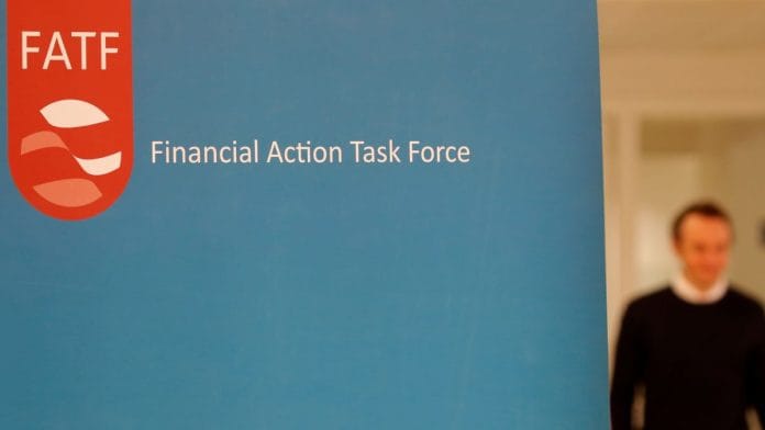 The Financial Action Task Force logo | REUTERS/Charles Platiau/File Photo