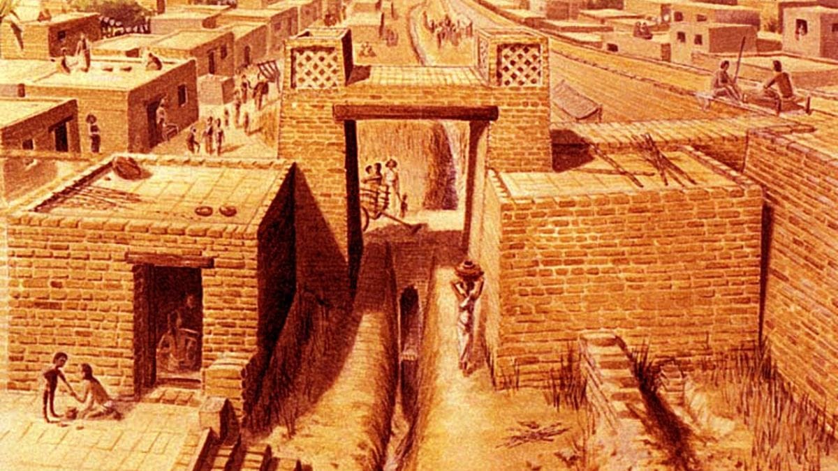 image of Harappan civilisation representation